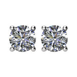 14K White 1-4 CTW Diamond Earrings