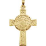 14K Yellow 28.5x20.7mm U.S. Navy Cross Pendant