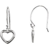 Petite Heart Earrings