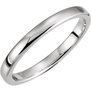 14K White Band