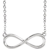 14K Yellow Infinity-Inspired 18" Necklace