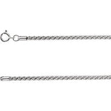 2.75mm Sterling Silver Popcorn Chain