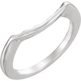 14K White 5.8mm Band