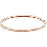 14K Yellow 1-3 CTW Diamond Bangle Bracelet