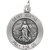 14K Yellow 12mm St. Martha Medal