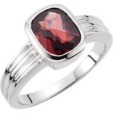 Genuine Mozambique Garnet Ring