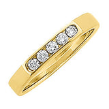 14K Yellow 1-6 CTW Diamond Anniversary Band