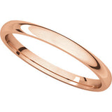 10K Rose 5mm Light Comfort Fit Band