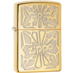 Zippo® Ornament High Polish Brass Lighter