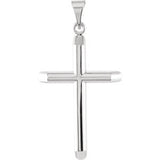 Unadorned Cross Pendant