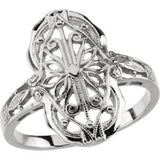 Vintage-Style Filigree Ring