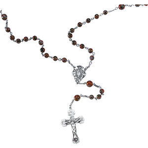 Red Cloisonne Rosary