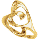 14K Yellow Freeform Ring