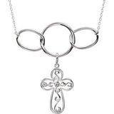 Sterling Silver Joined Together in Christ 18" Necklace