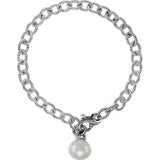 Sterling Silver Pearl Bracelet