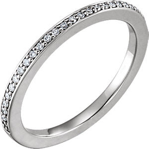 Platinum 1-8 CTW Diamond Band