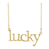 14K Yellow "Lucky" 16.4" Necklace