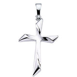 14K Yellow 18.5x13mm Cross Pendant