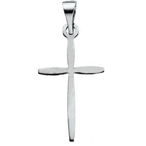 14K Yellow Cross Pendant