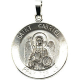 Sterling Silver 18.5mm St. Gabriel Medal