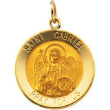 Sterling Silver 18.5mm St. Gabriel Medal