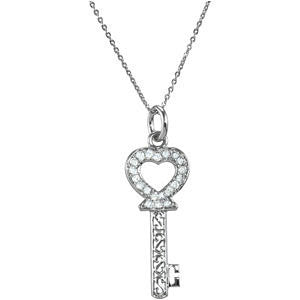 The Key of Love for a Daughter Necklace