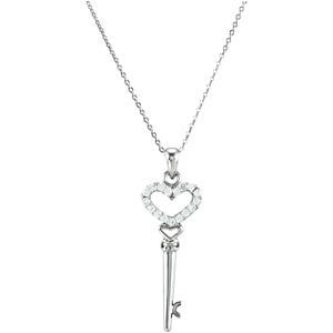 The Key to a Child's Heart Pendant with Chain