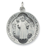 Sterling Silver 18.5mm St. Benedict Medal