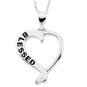 Blessed Heart Necklace (Reversible)