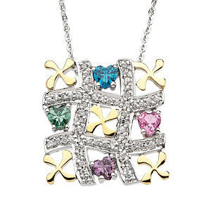 Tic-Tac-Toe Necklace