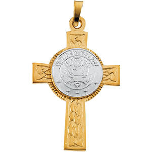 Sterling Silver U.S. Army Cross Pendant