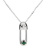 Safe in My Love Birthstone Necklace