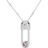 Safe in My Love Birthstone Necklace