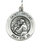 14K Yellow 18mm St. Anthony Medal