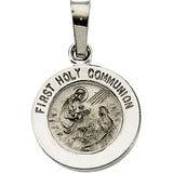 Sterling Silver 12mm First Communion Medal