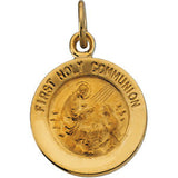 Sterling Silver 12mm First Communion Medal