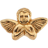 14K Yellow 8x12mm Praying Angel Lapel Pin